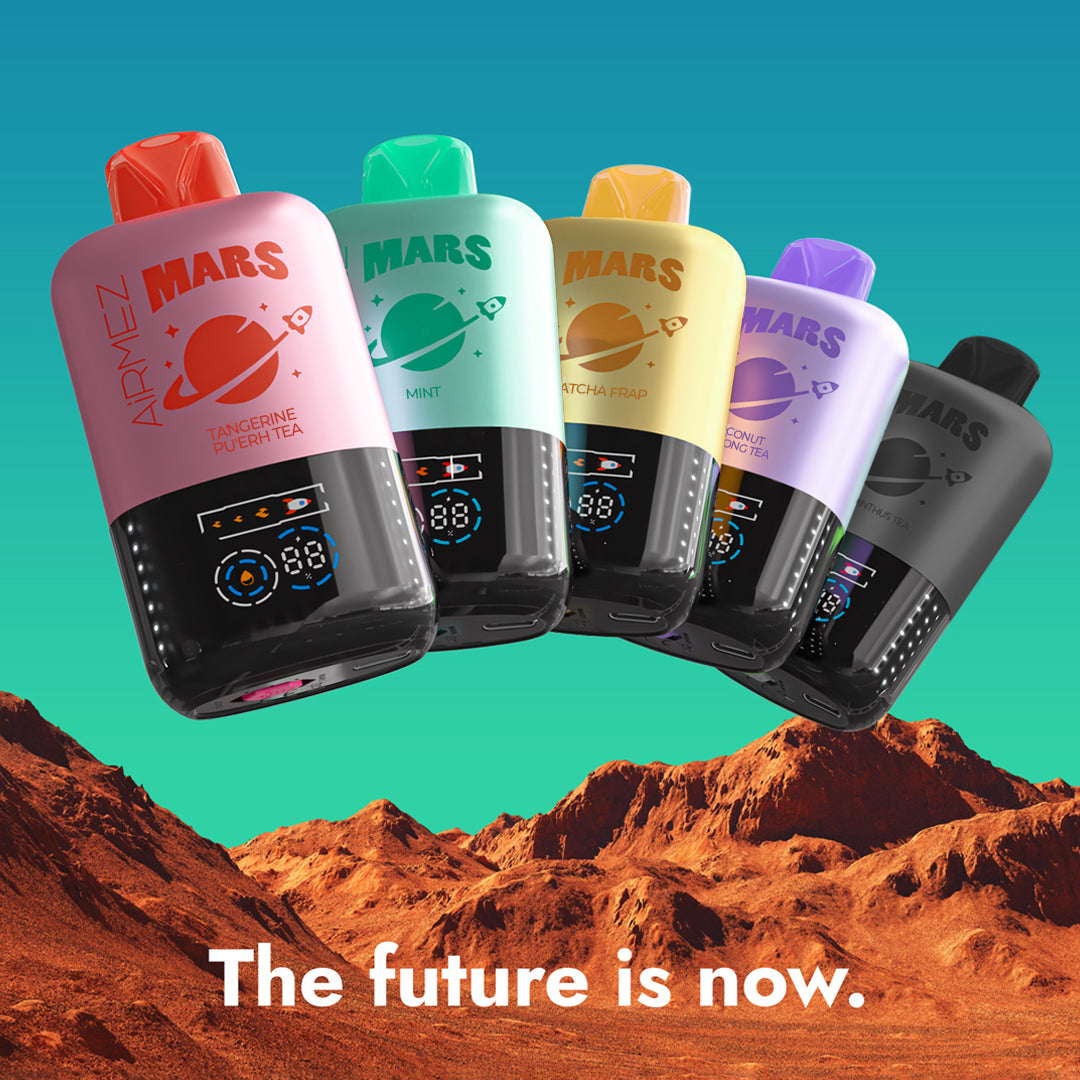 AiRMEZ Peach Oolong Tea 20000 Puffs Mission to Mars Vape