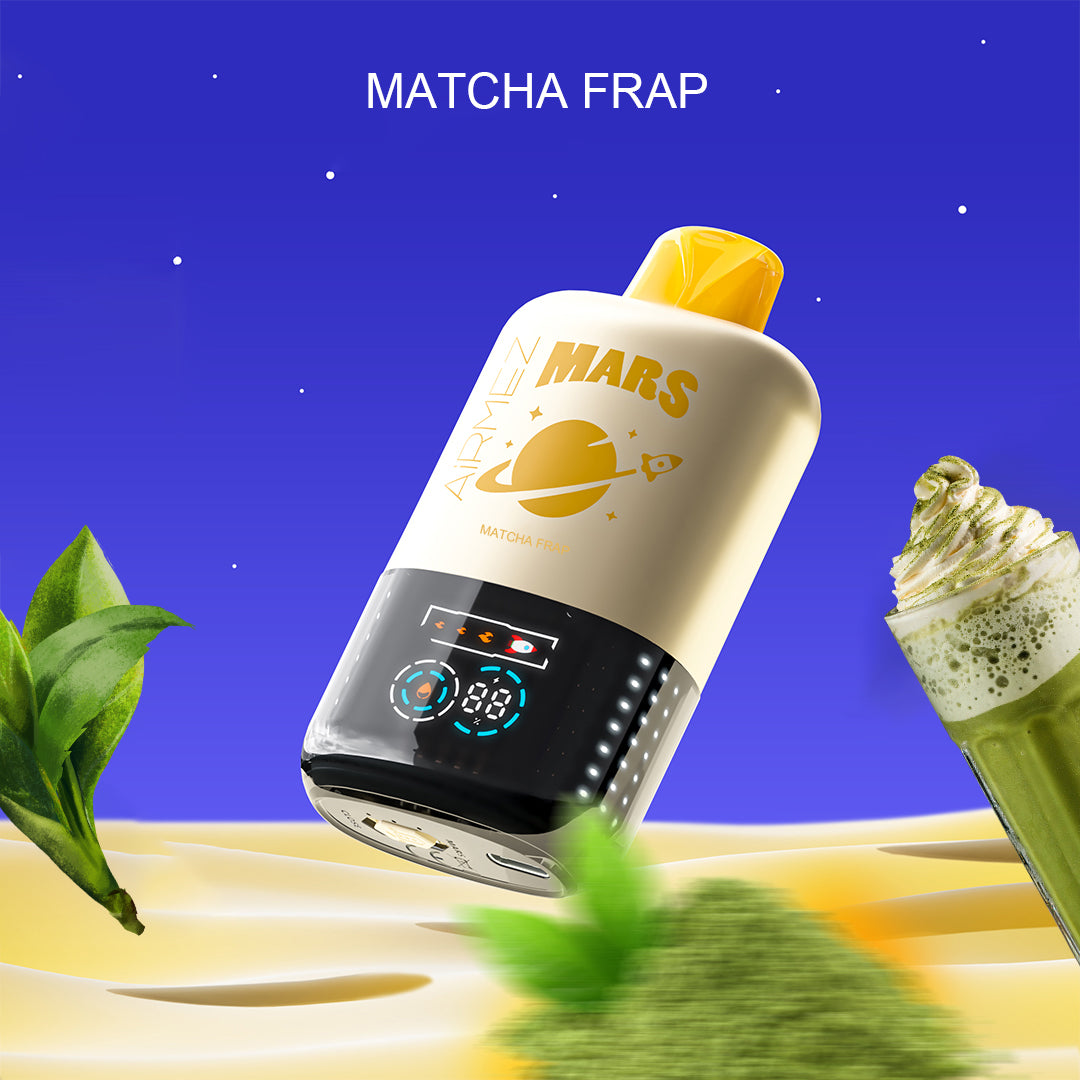 AiRMEZ Matcha Frap 20000 Puffs Mission to Mars Vape Token Vapes AiRMEZ Matcha Frap 20000 Puffs Mission to Mars Vape Token Vapes