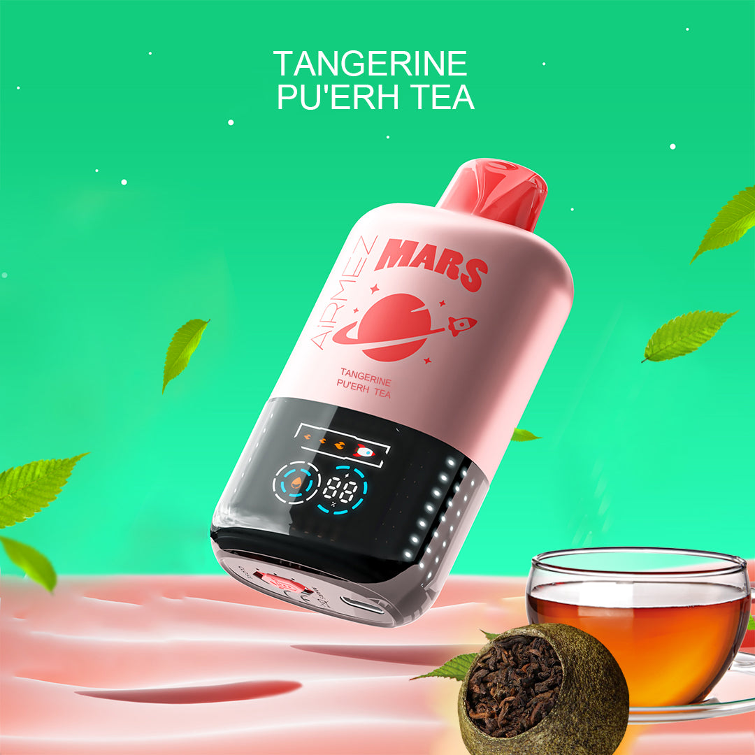 AiRMEZ Tangerine Pu'erh Tea 20000 Puffs Mission to Mars Vape Token Vapes AiRMEZ Tangerine Pu'erh Tea 20000 Puffs Mission to Mars Vape Token Vapes