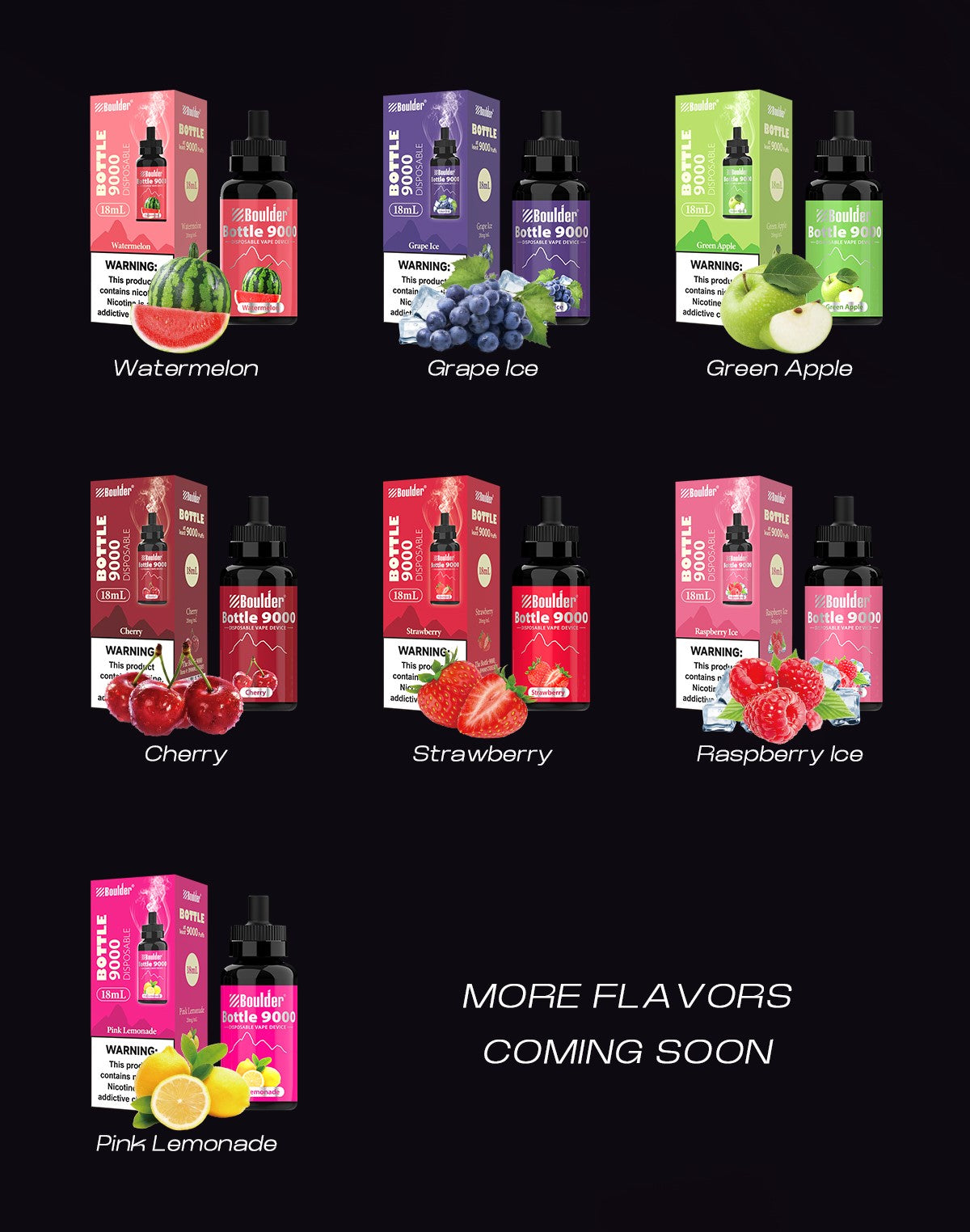 Boulder Raspberry Ice 9000 Puffs Disposable Vape