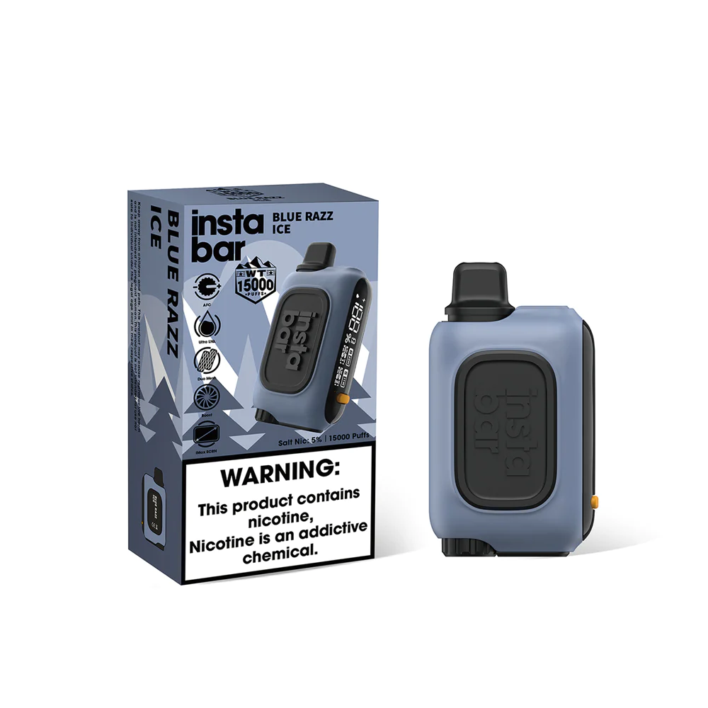 Instabar Blue Razz Ice 15000 Puffs Walkie Talkie Disposable Vape Token Vapes Instabar Blue Razz Ice 15000 Puffs Walkie Talkie Disposable Vape Token Vapes