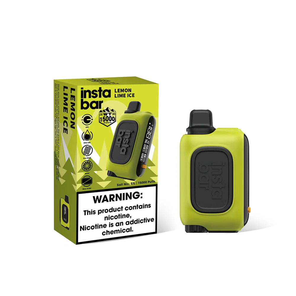Instabar Lemon Lime Ice 15000 Puffs Walkie Talkie Disposable Vape Token Vapes Instabar Lemon Lime Ice 15000 Puffs Walkie Talkie Disposable Vape Token Vapes