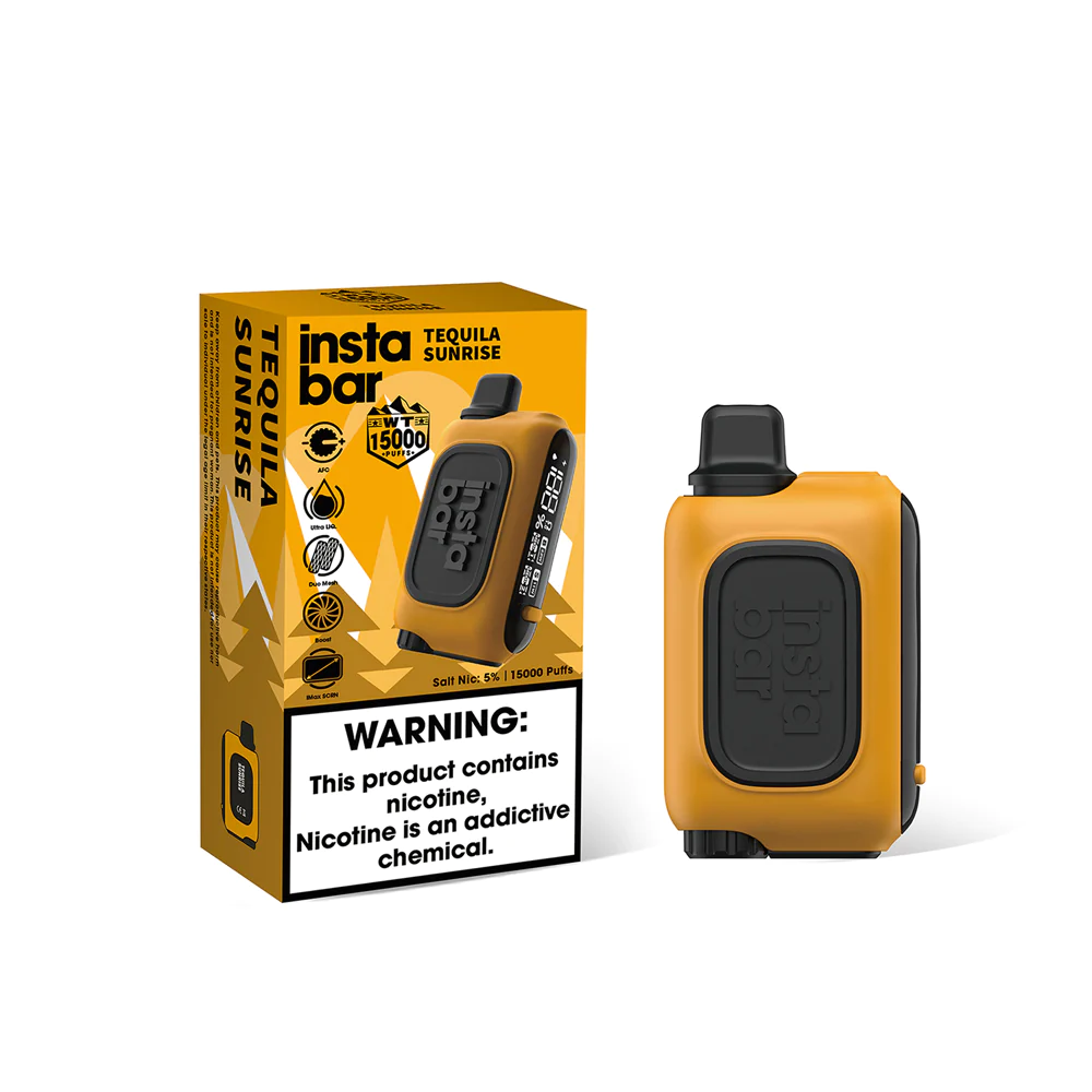 Instabar Tequila Sunrise 15000 Puffs Walkie Talkie Disposable Vape Token Vapes Instabar Tequila Sunrise 15000 Puffs Walkie Talkie Disposable Vape Token Vapes