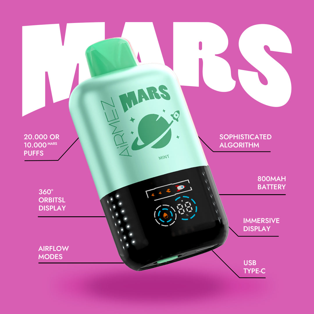 AiRMEZ Mint 20000 Puffs Mission to Mars Vape