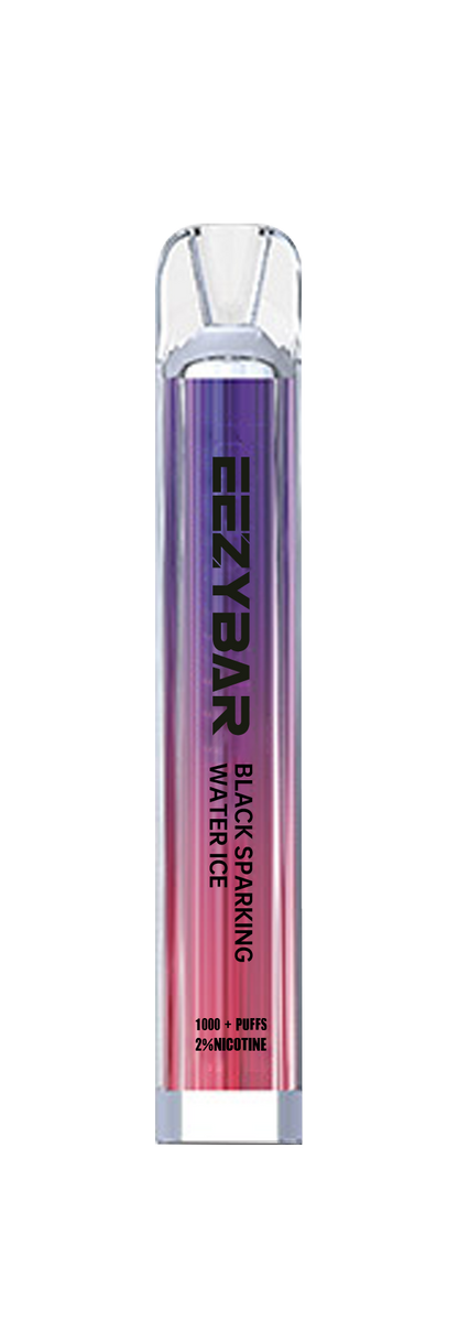 EEZYBAR Crystal Bar Black Sparkling Water Ice 1,000 Puffs Disposable Vape