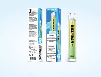 EEZYBAR Crystal Bar Mint 1,000 Puffs Disposable Vape