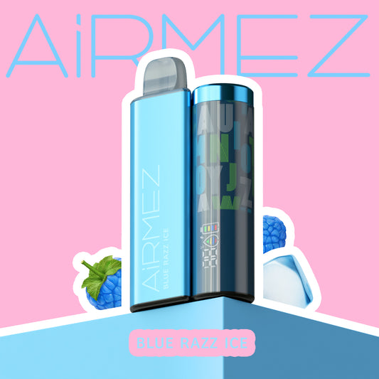 AirMez Blue Razz Ice 10000 Puffs Metal Disposable Vape