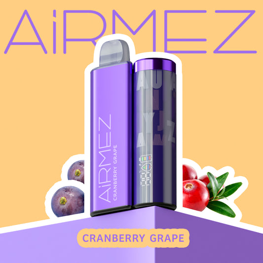 AirMez Cranberry Grape 10000 Puffs Metal Disposable Vape