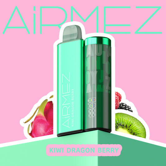 AirMez Kiwi Dragon Berry 10000 Puffs Metal Disposable Vape