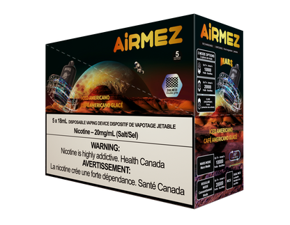 AirMez Ice Americano 20000 Puffs Mission to Mars Vape