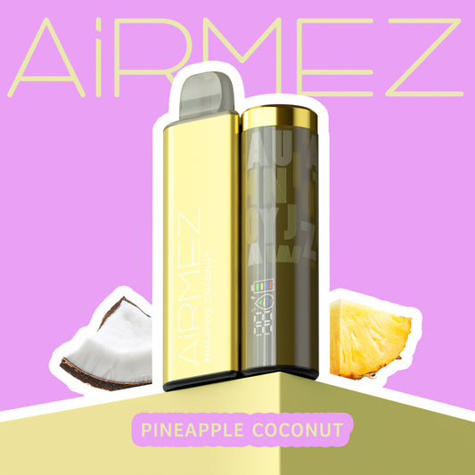 AirMez Pineapple Coconut 10000 Puffs Metal Disposable Vape