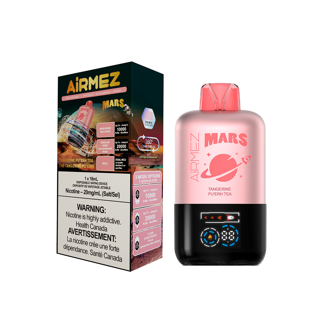 AiRMEZ Tangerine Pu'erh Tea 20000 Puffs Mission to Mars Vape Token Vapes AiRMEZ Tangerine Pu'erh Tea 20000 Puffs Mission to Mars Vape Token Vapes