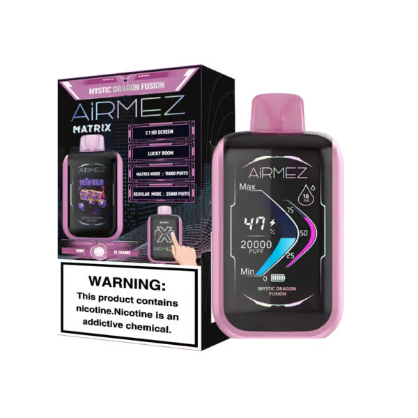 AirMez Cherry Volcano 10000 Puffs Matrix the Next Generation Disposabl Token Vapes AirMez Cherry Volcano 10000 Puffs Matrix the Next Generation Disposabl Token Vapes