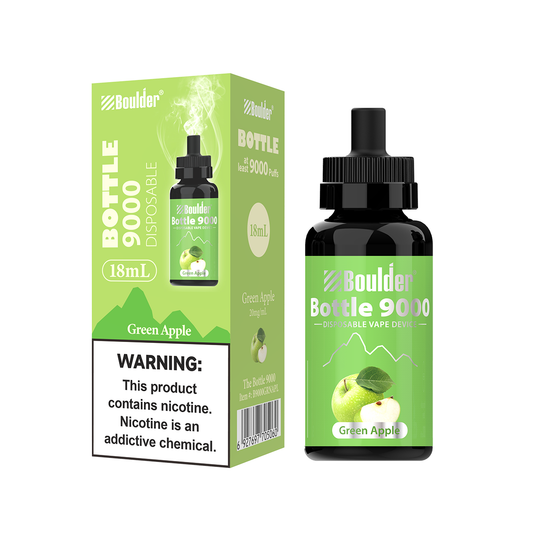 Boulder Green Apple 9000 Puffs Disposable Vape