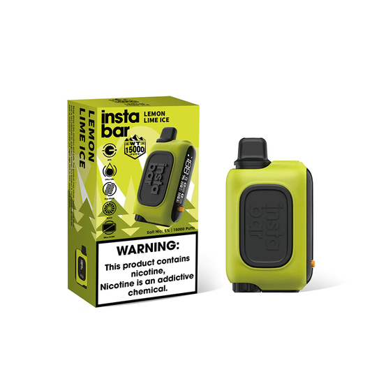 Instabar Lemon Lime Ice 15000 Puffs Walkie Talkie Disposable Vape