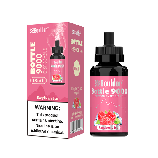 Boulder Raspberry Ice 9000 Puffs Disposable Vape